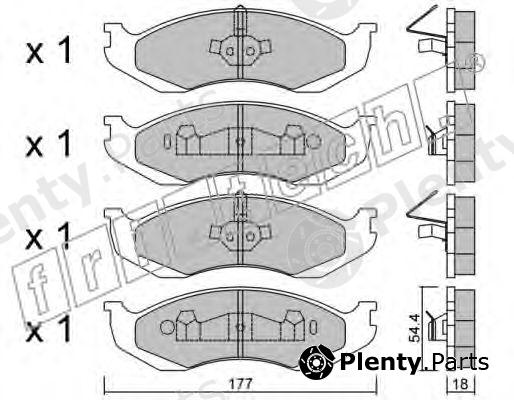  fri.tech. part 227.0 (2270) Brake Pad Set, disc brake