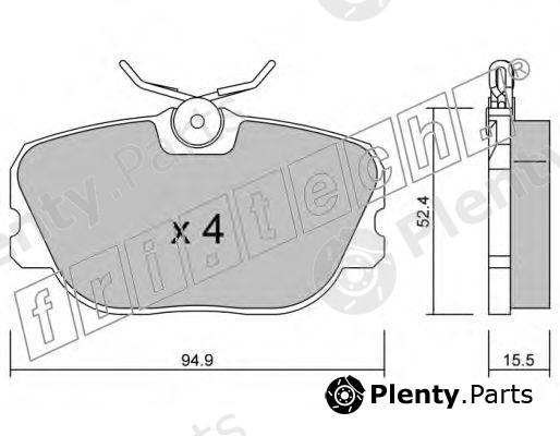  fri.tech. part 244.0 (2440) Brake Pad Set, disc brake