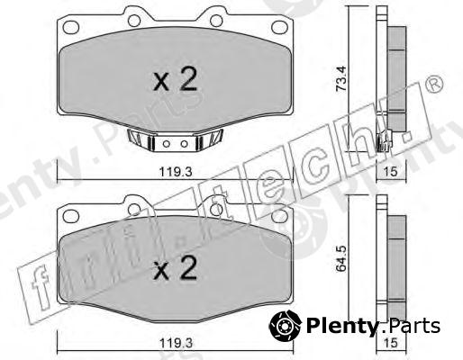  fri.tech. part 251.0 (2510) Brake Pad Set, disc brake