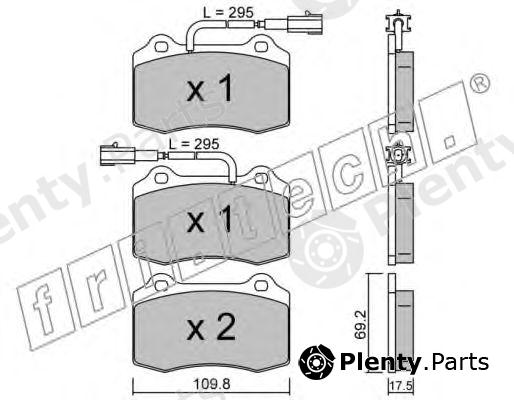  fri.tech. part 260.0 (2600) Brake Pad Set, disc brake