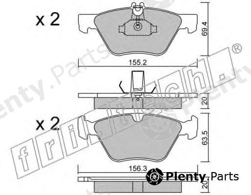  fri.tech. part 261.0 (2610) Brake Pad Set, disc brake