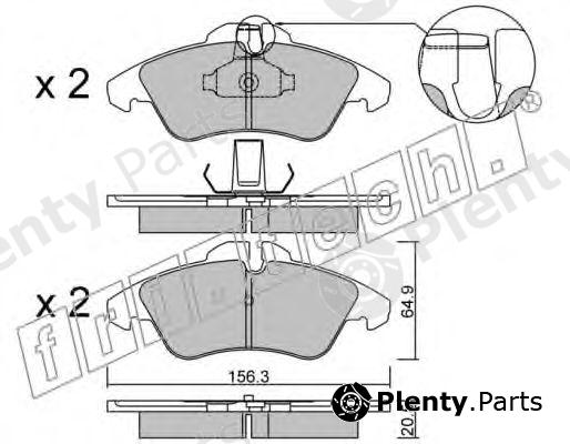  fri.tech. part 265.1 (2651) Brake Pad Set, disc brake