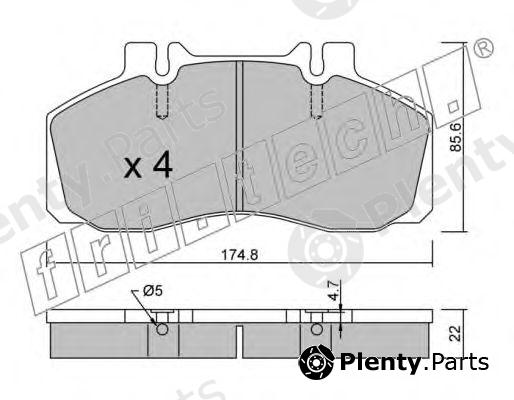  fri.tech. part 275.0 (2750) Brake Pad Set, disc brake