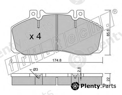  fri.tech. part 276.0 (2760) Brake Pad Set, disc brake
