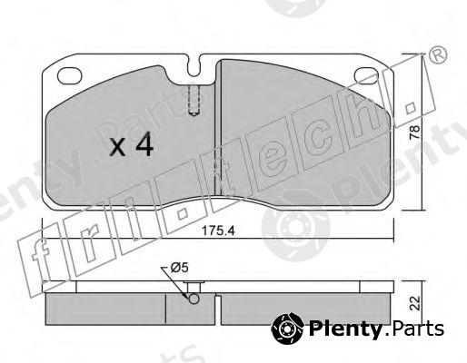  fri.tech. part 278.0 (2780) Brake Pad Set, disc brake