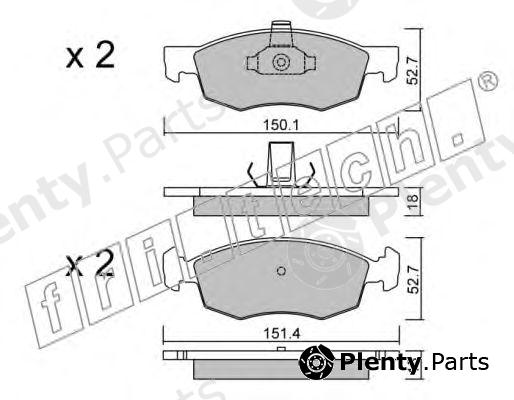 fri.tech. part 283.2 (2832) Brake Pad Set, disc brake