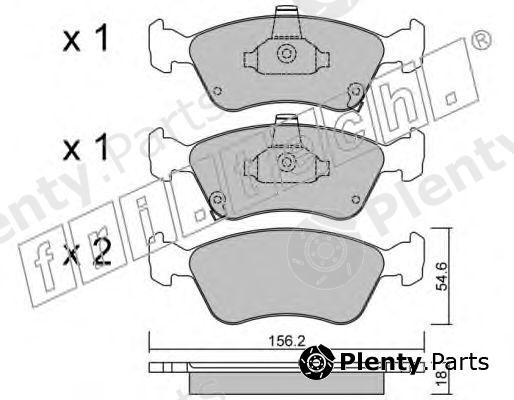  fri.tech. part 296.0 (2960) Brake Pad Set, disc brake