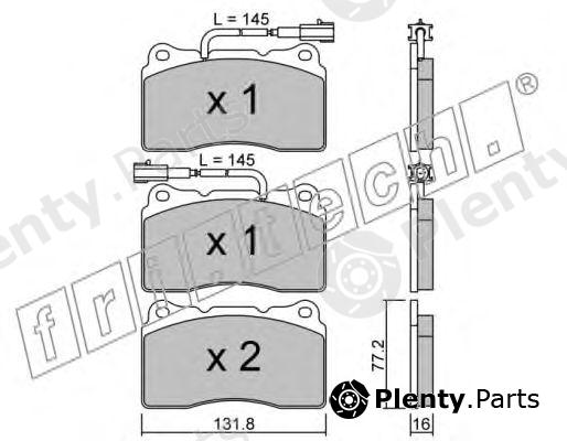  fri.tech. part 297.0 (2970) Brake Pad Set, disc brake