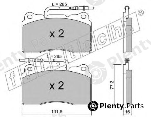  fri.tech. part 297.2 (2972) Brake Pad Set, disc brake