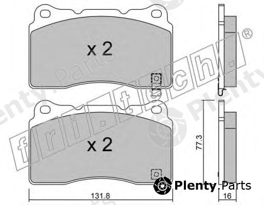  fri.tech. part 297.5 (2975) Brake Pad Set, disc brake