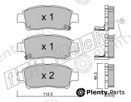  fri.tech. part 301.0 (3010) Brake Pad Set, disc brake