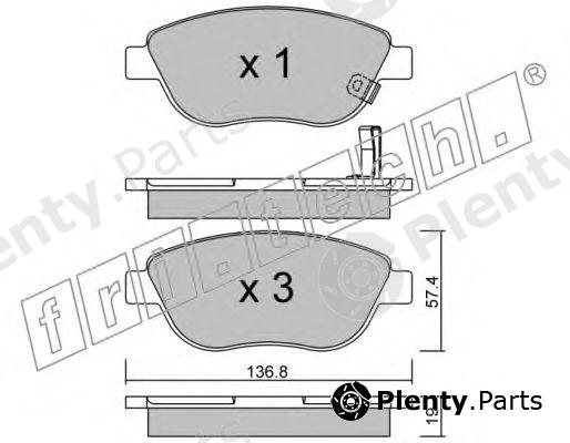  fri.tech. part 331.2 (3312) Brake Pad Set, disc brake