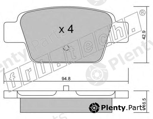  fri.tech. part 332.0 (3320) Brake Pad Set, disc brake