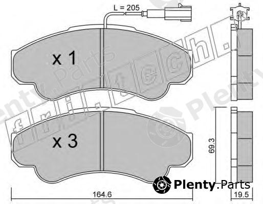  fri.tech. part 335.0 (3350) Brake Pad Set, disc brake