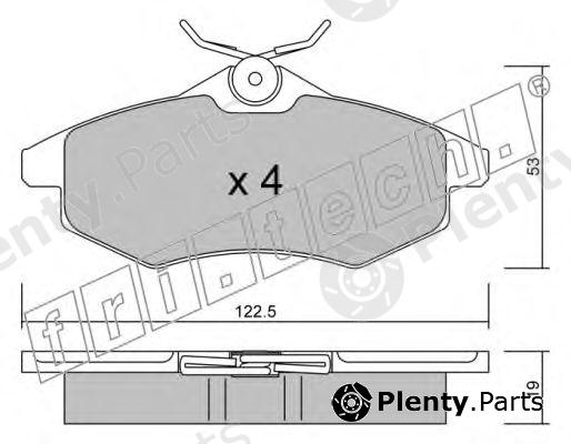  fri.tech. part 337.0 (3370) Brake Pad Set, disc brake