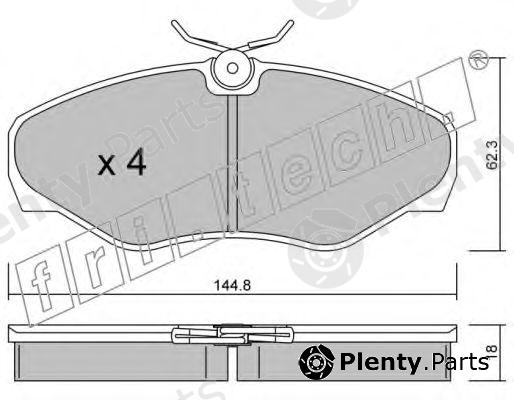  fri.tech. part 347.2 (3472) Brake Pad Set, disc brake