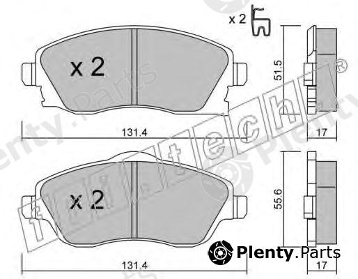  fri.tech. part 349.0 (3490) Brake Pad Set, disc brake