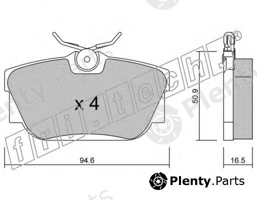  fri.tech. part 355.0 (3550) Brake Pad Set, disc brake