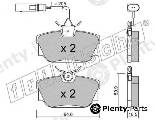  fri.tech. part 355.2 (3552) Brake Pad Set, disc brake