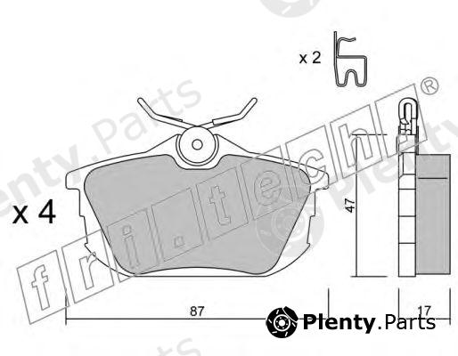  fri.tech. part 356.0 (3560) Brake Pad Set, disc brake