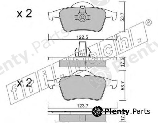  fri.tech. part 357.0 (3570) Brake Pad Set, disc brake