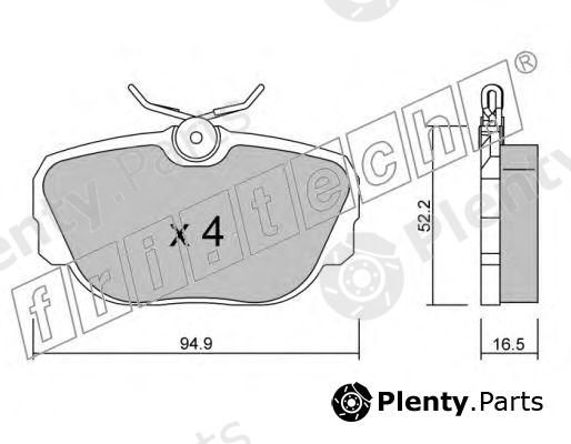  fri.tech. part 360.0 (3600) Brake Pad Set, disc brake