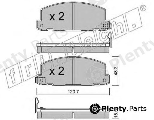 fri.tech. part 369.0 (3690) Brake Pad Set, disc brake