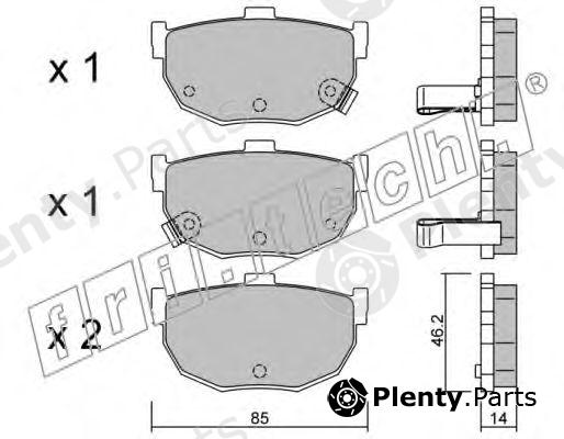  fri.tech. part 371.0 (3710) Brake Pad Set, disc brake