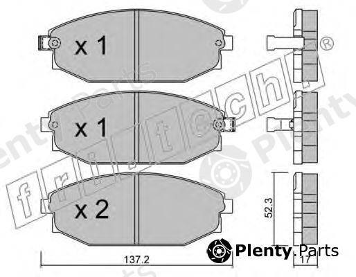  fri.tech. part 372.0 (3720) Brake Pad Set, disc brake