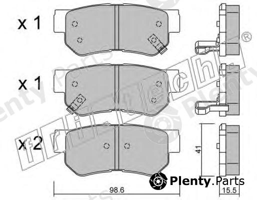  fri.tech. part 374.0 (3740) Brake Pad Set, disc brake