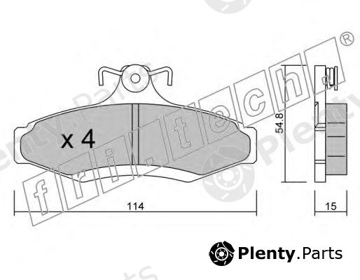  fri.tech. part 378.0 (3780) Brake Pad Set, disc brake