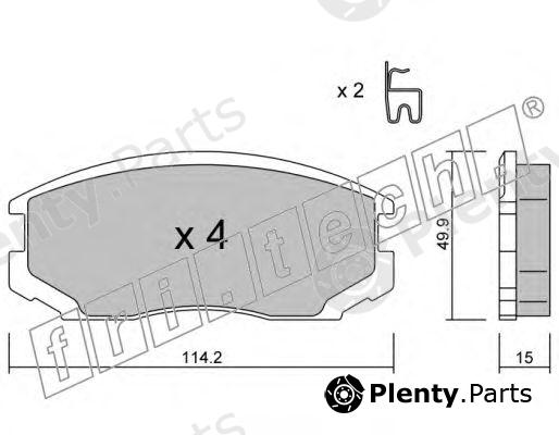  fri.tech. part 391.0 (3910) Brake Pad Set, disc brake