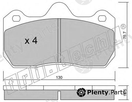  fri.tech. part 407.0 (4070) Brake Pad Set, disc brake
