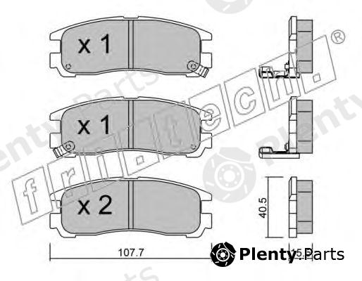  fri.tech. part 413.0 (4130) Brake Pad Set, disc brake