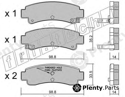  fri.tech. part 417.0 (4170) Brake Pad Set, disc brake