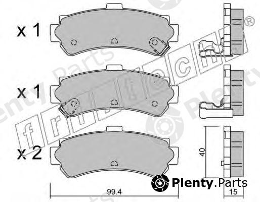  fri.tech. part 418.0 (4180) Brake Pad Set, disc brake