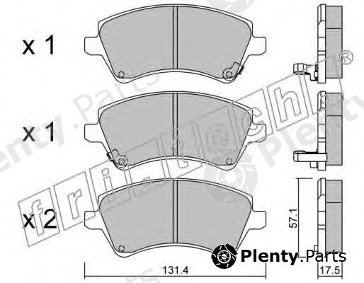  fri.tech. part 462.0 (4620) Brake Pad Set, disc brake