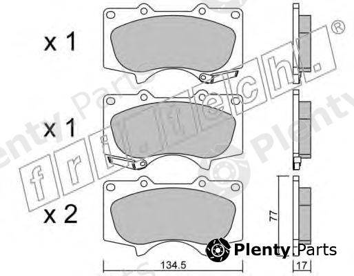  fri.tech. part 470.0 (4700) Brake Pad Set, disc brake