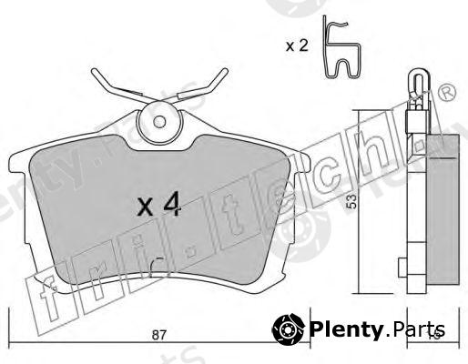  fri.tech. part 481.0 (4810) Brake Pad Set, disc brake