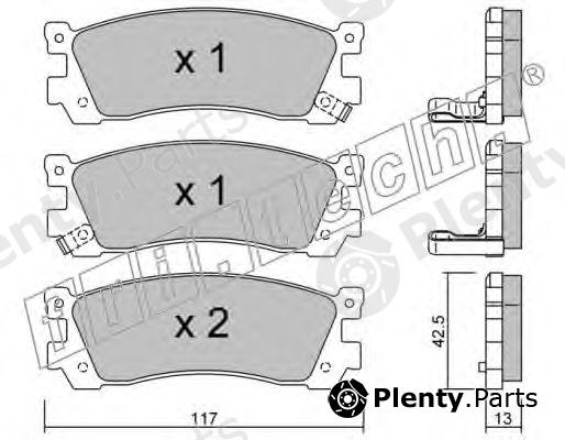  fri.tech. part 490.0 (4900) Brake Pad Set, disc brake