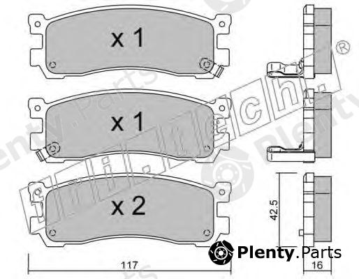  fri.tech. part 494.0 (4940) Brake Pad Set, disc brake
