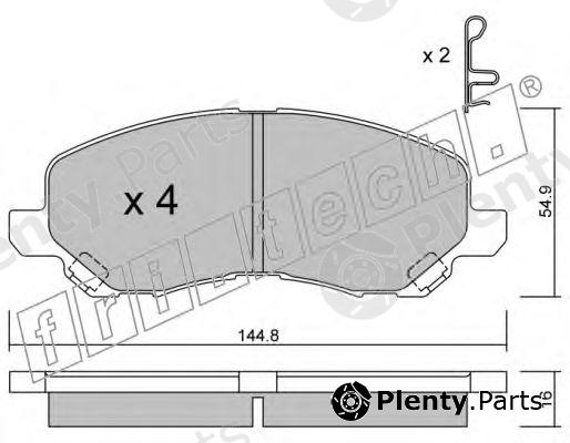  fri.tech. part 497.0 (4970) Brake Pad Set, disc brake