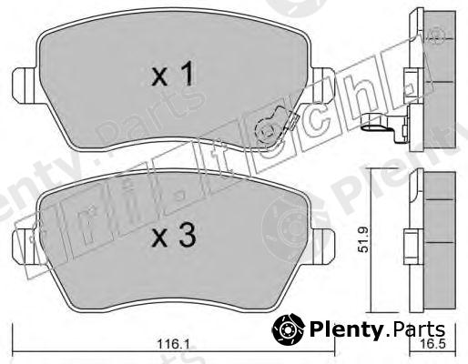  fri.tech. part 501.1 (5011) Brake Pad Set, disc brake