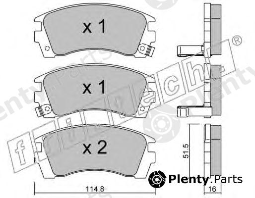  fri.tech. part 503.0 (5030) Brake Pad Set, disc brake