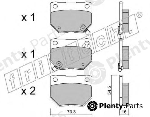  fri.tech. part 517.0 (5170) Brake Pad Set, disc brake