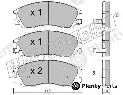  fri.tech. part 522.0 (5220) Brake Pad Set, disc brake