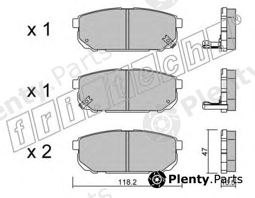  fri.tech. part 532.0 (5320) Brake Pad Set, disc brake