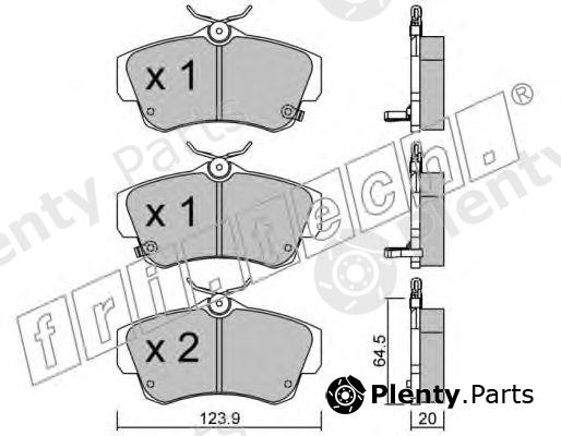  fri.tech. part 537.0 (5370) Brake Pad Set, disc brake