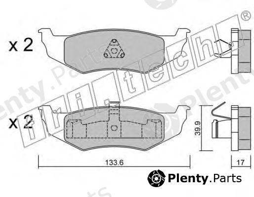  fri.tech. part 538.0 (5380) Brake Pad Set, disc brake