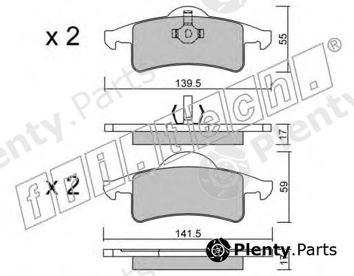  fri.tech. part 542.0 (5420) Brake Pad Set, disc brake